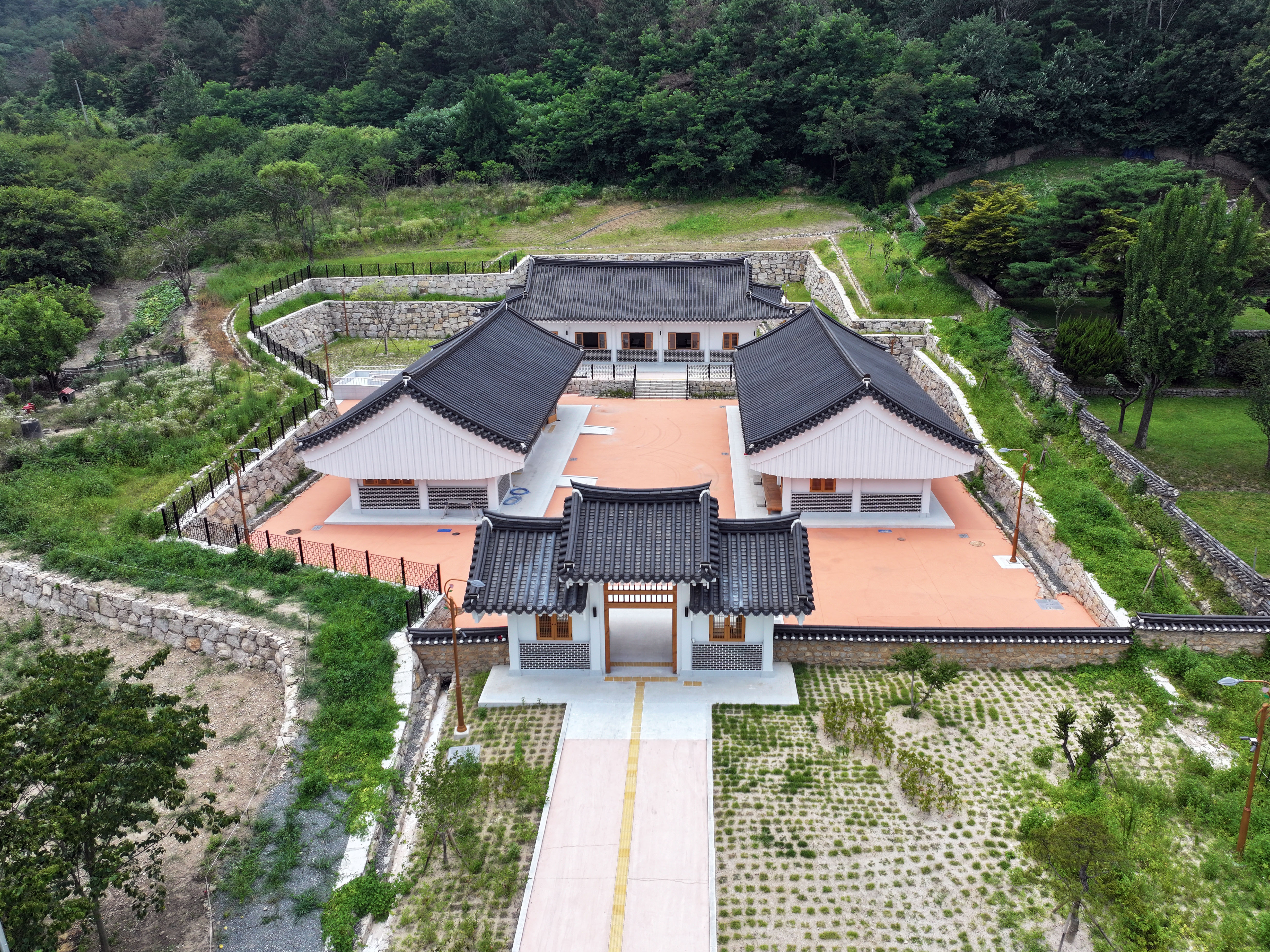밀양시 선비문화체험관 드론 전경